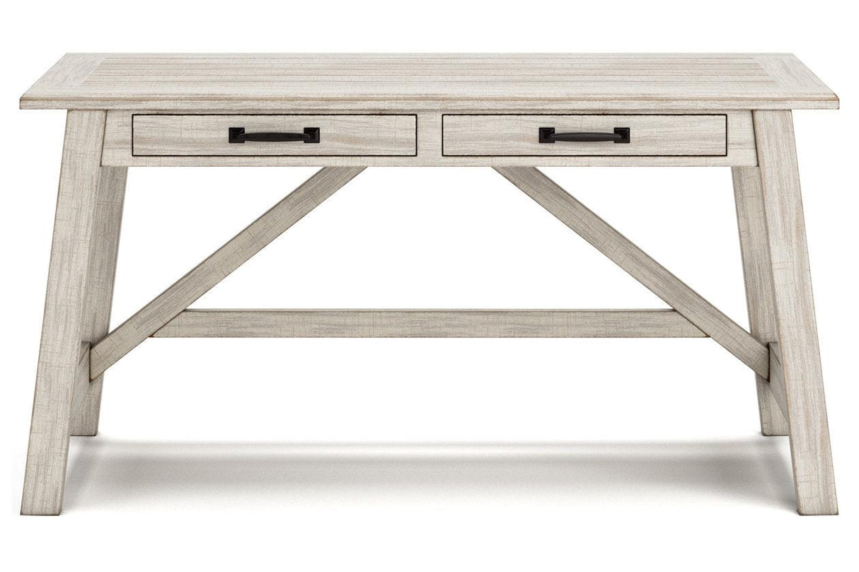 Carynhurst Whitewash 60" Home Office Desk by Ashley at Eve Furniture
