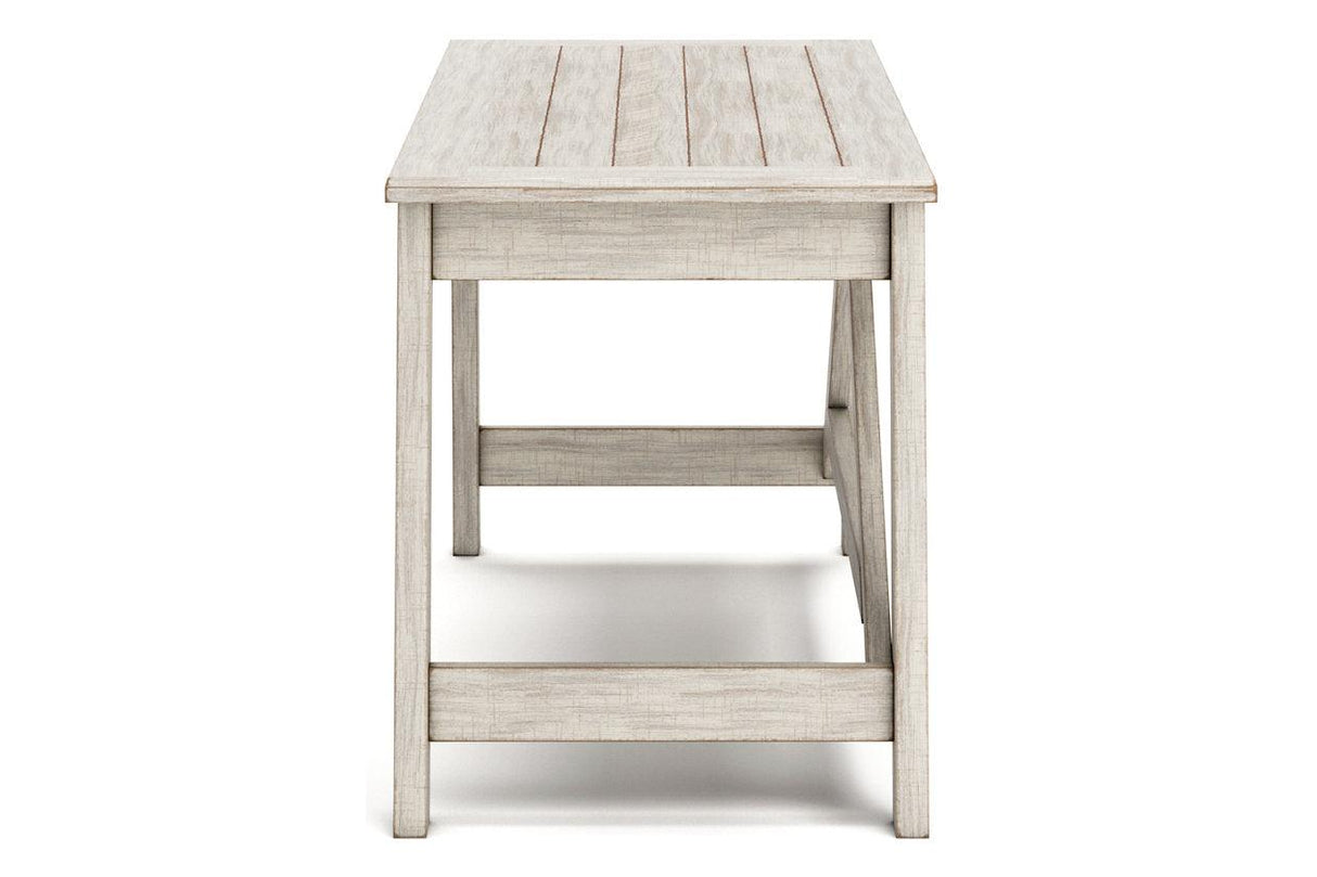 Carynhurst Whitewash 60" Home Office Desk by Ashley at Eve Furniture
