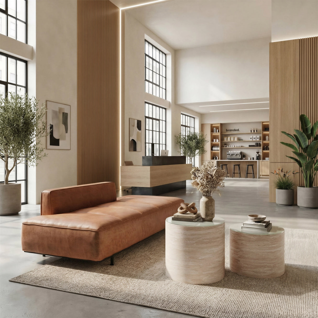 Carzo Stone Beige Coffee Table Set (2-Piece) by Zuomod at Eve Furniture
