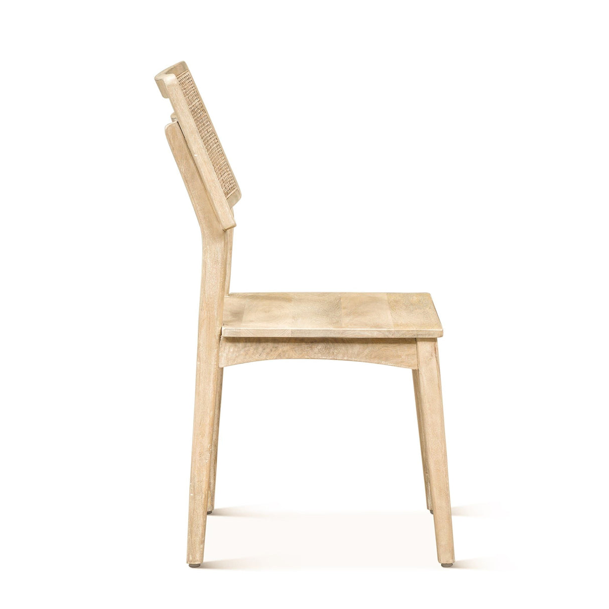 Casablanca 18" Dining Chair in Natural White, Set of 2 by Home Trends & Design at Eve Furniture