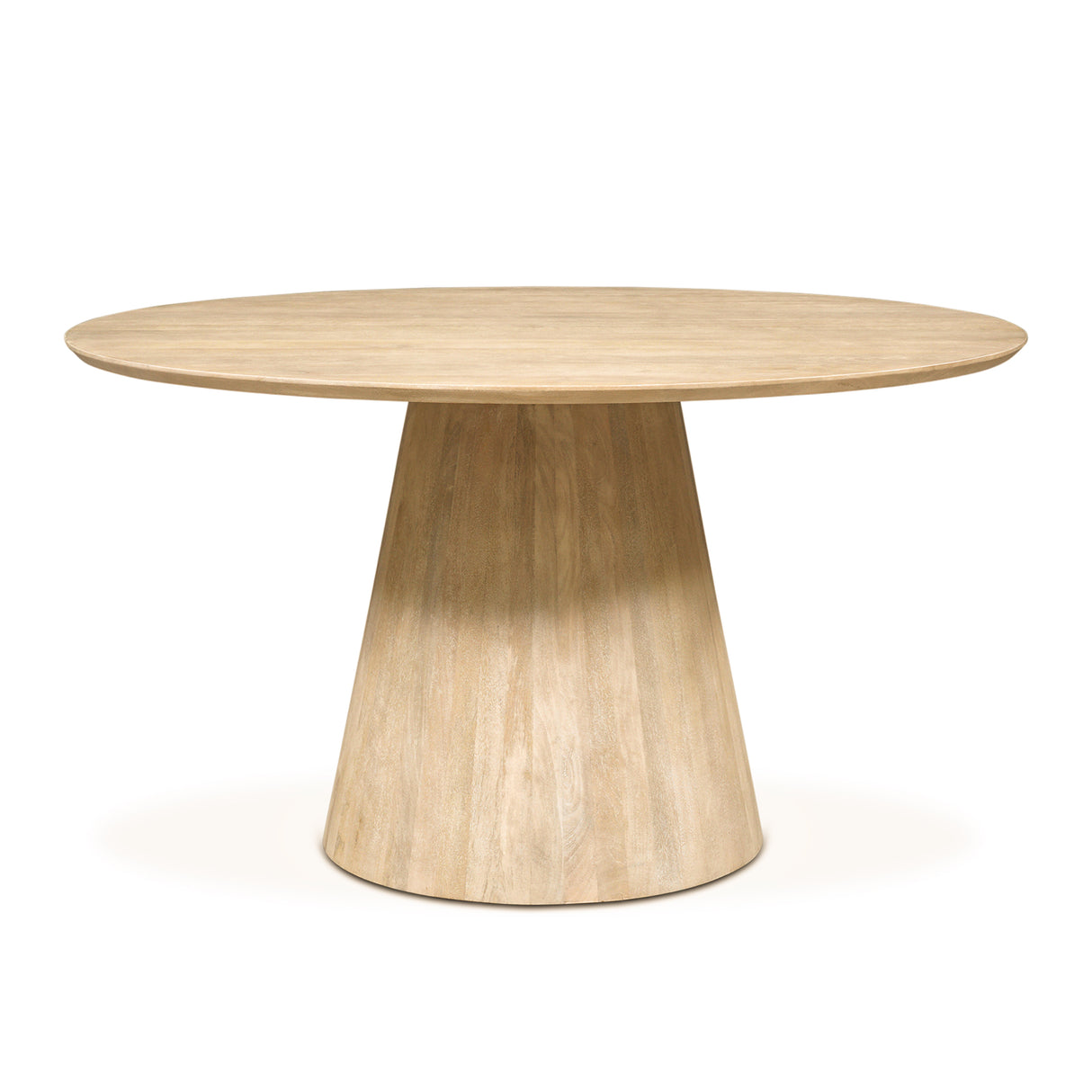 Casablanca 54" Round Dining Table in Natural White by Home Trends & Design at Eve Furniture