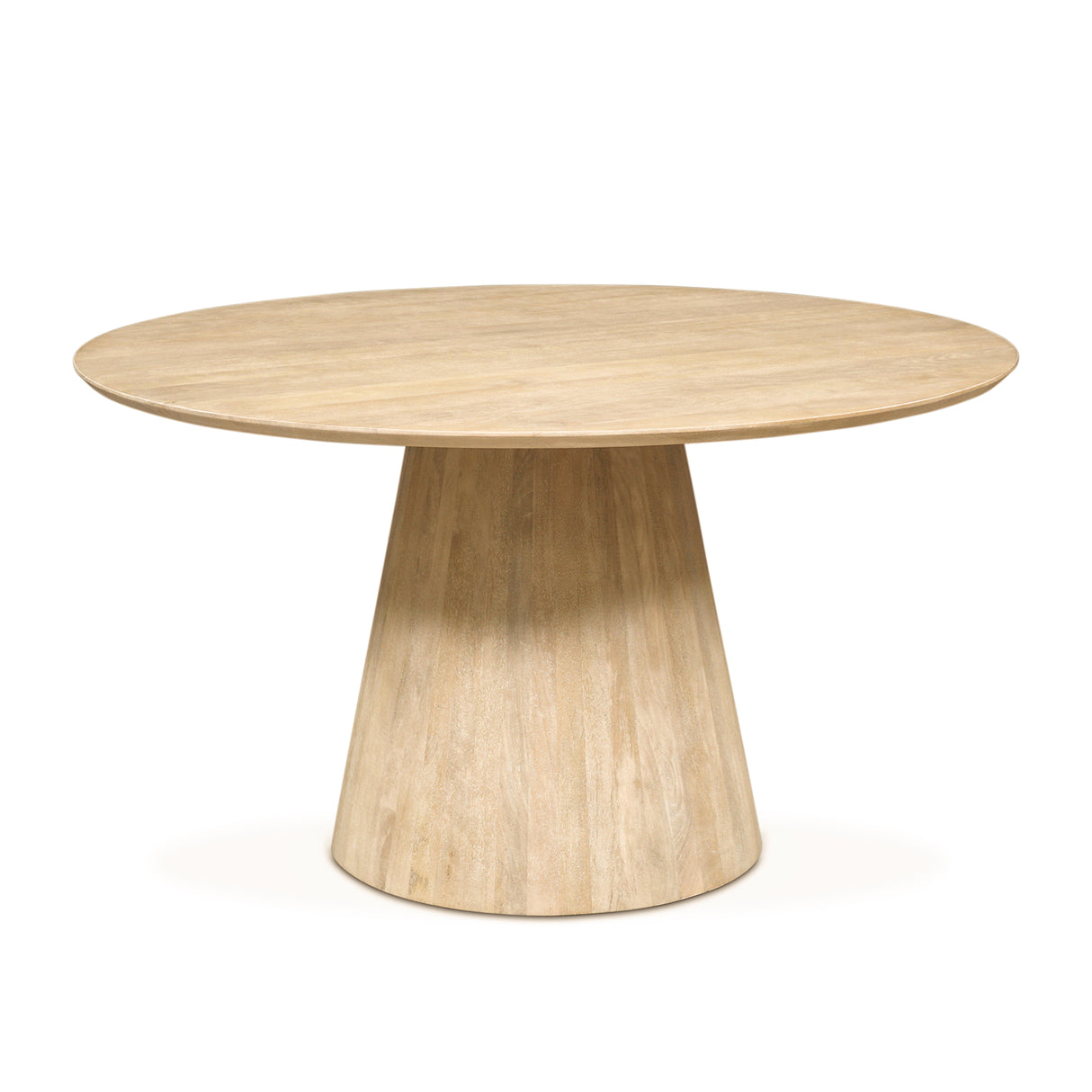 Casablanca 54" Round Dining Table in Natural White by Home Trends & Design at Eve Furniture