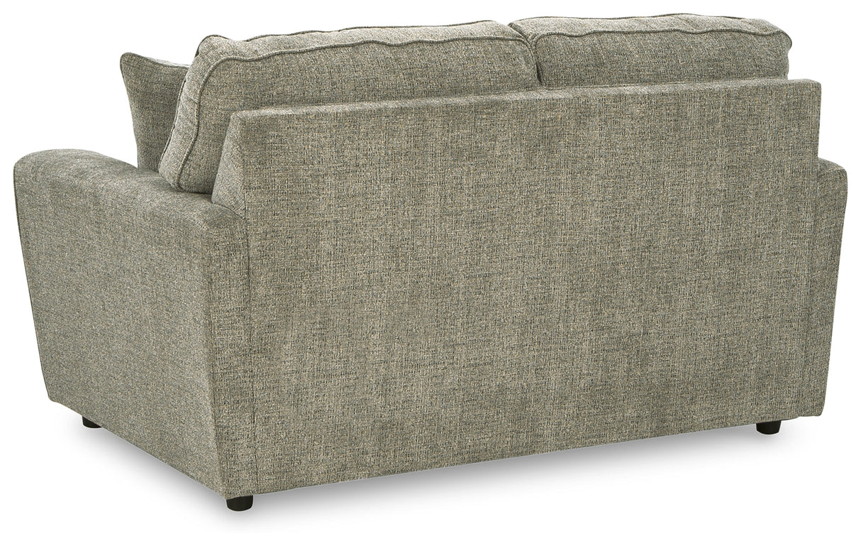 Cascilla Pewter Sofa and Loveseat by Ashley at Eve Furniture