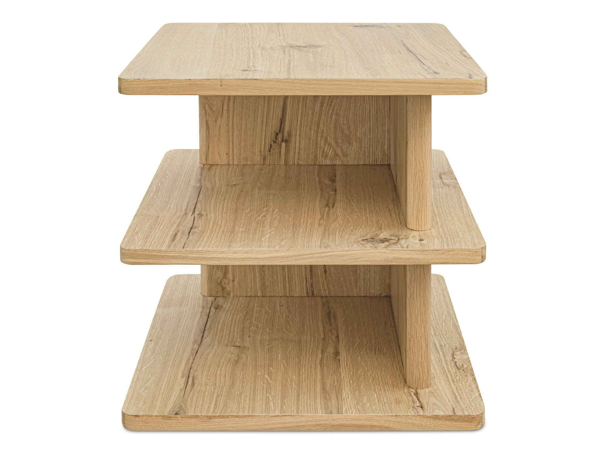 Casey Rustic Oak Side Table