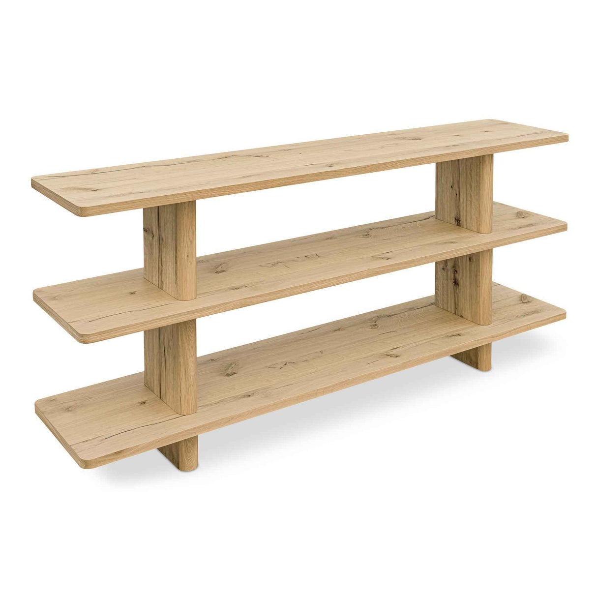 Casey Rustic Oak Small Bookcase