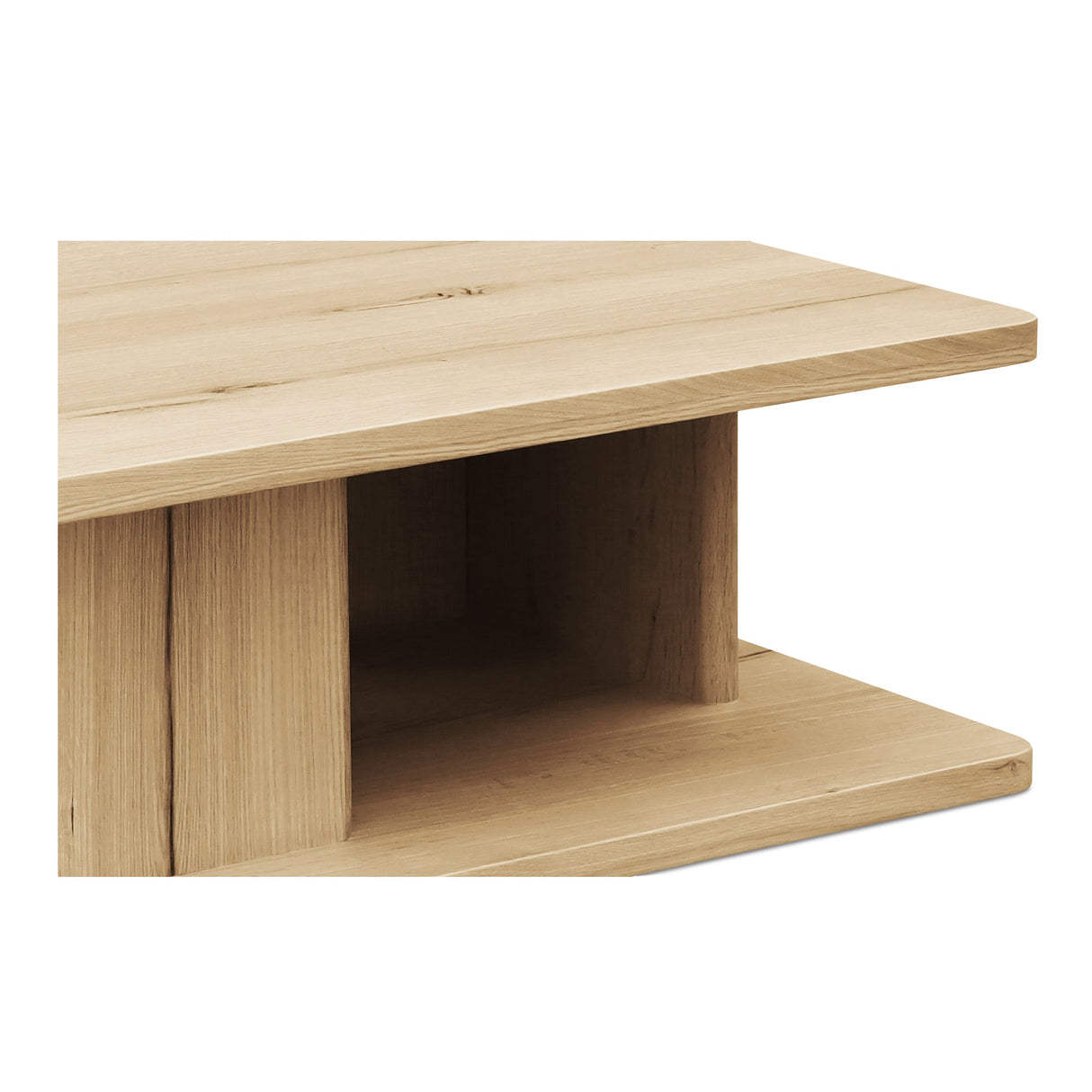 Casey Rustic Oak Small Coffee Table by Moe's Home at Eve Furniture