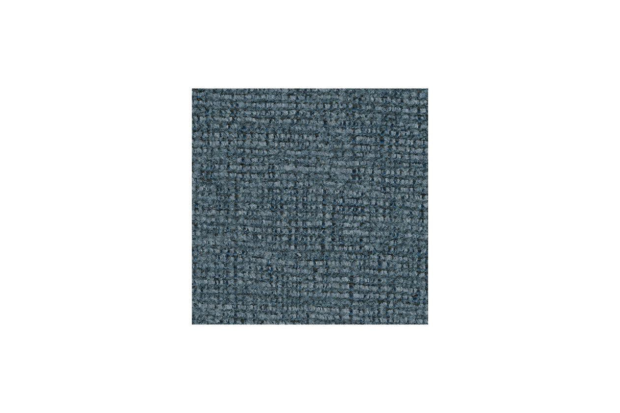 Cashton Blue Chair and Ottoman by Ashley at Eve Furniture