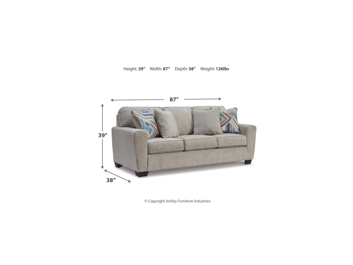 Cashton Ice Sofa and Loveseat by Ashley at Eve Furniture
