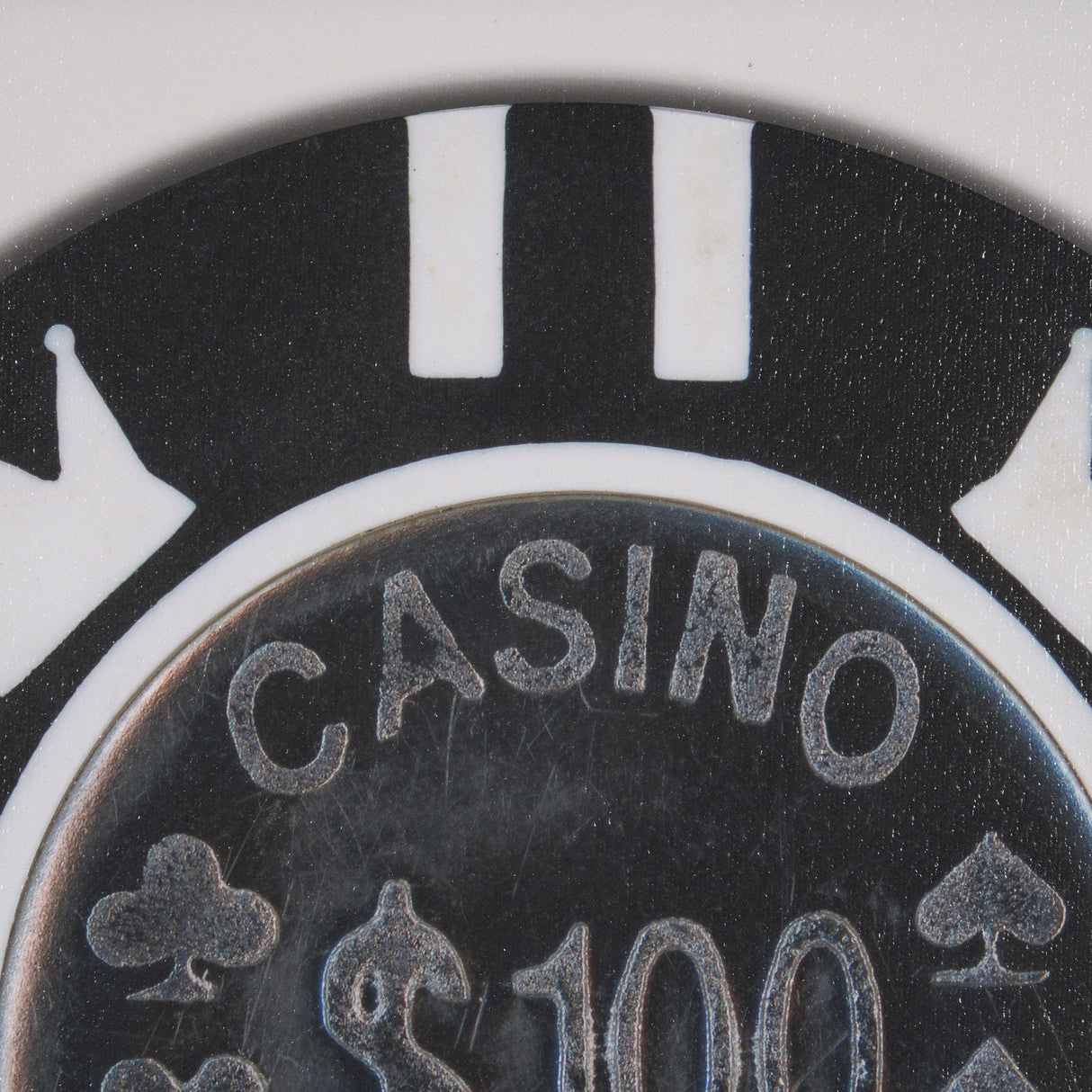 Casino 100 Dollar Vegas Poker Chip By Zap Studio Framed Art Photograph Print under Glass by Mercana at Eve Furniture