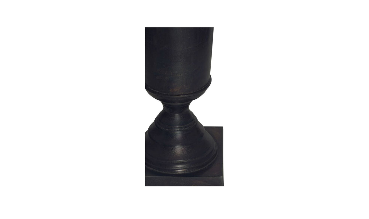 Cassia Cast Aluminum Vase Black by Moe's Home at Eve Furniture