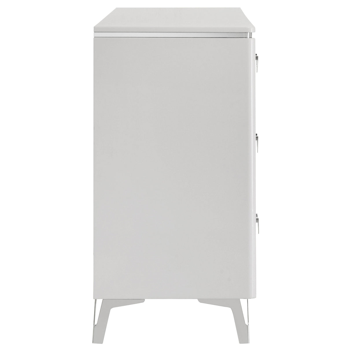 Cassia White High Gloss 6-drawer Bedroom Dresser Cabinet by Coaster at Eve Furniture