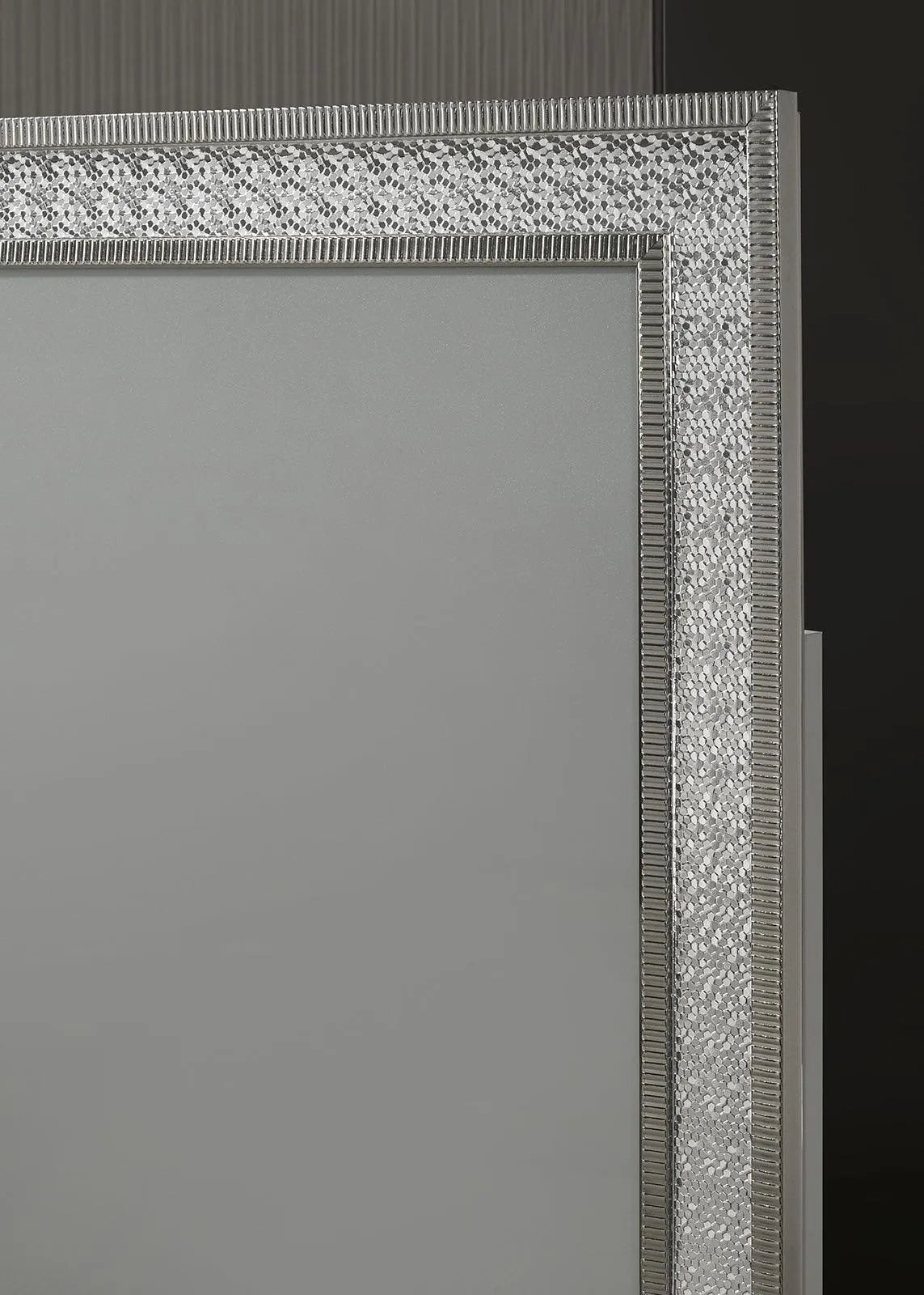 Cassiopeia Metallic Gray Queen Panel Bed by Furniture of America at Eve Furniture