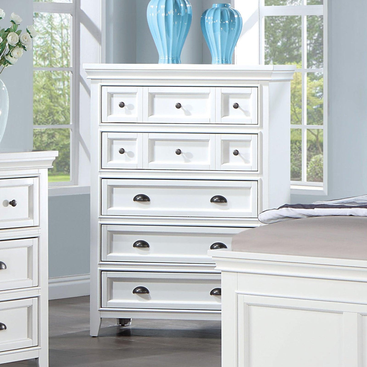 Castile White Chest by Furniture of America at Eve Furniture