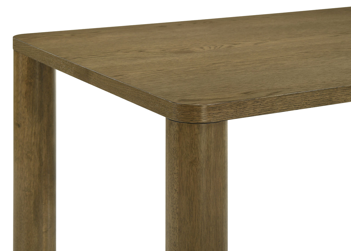 Castlewood Brown Oak 5-Piece 71-inch Rectangular Dining Room Set by Coaster at Eve Furniture