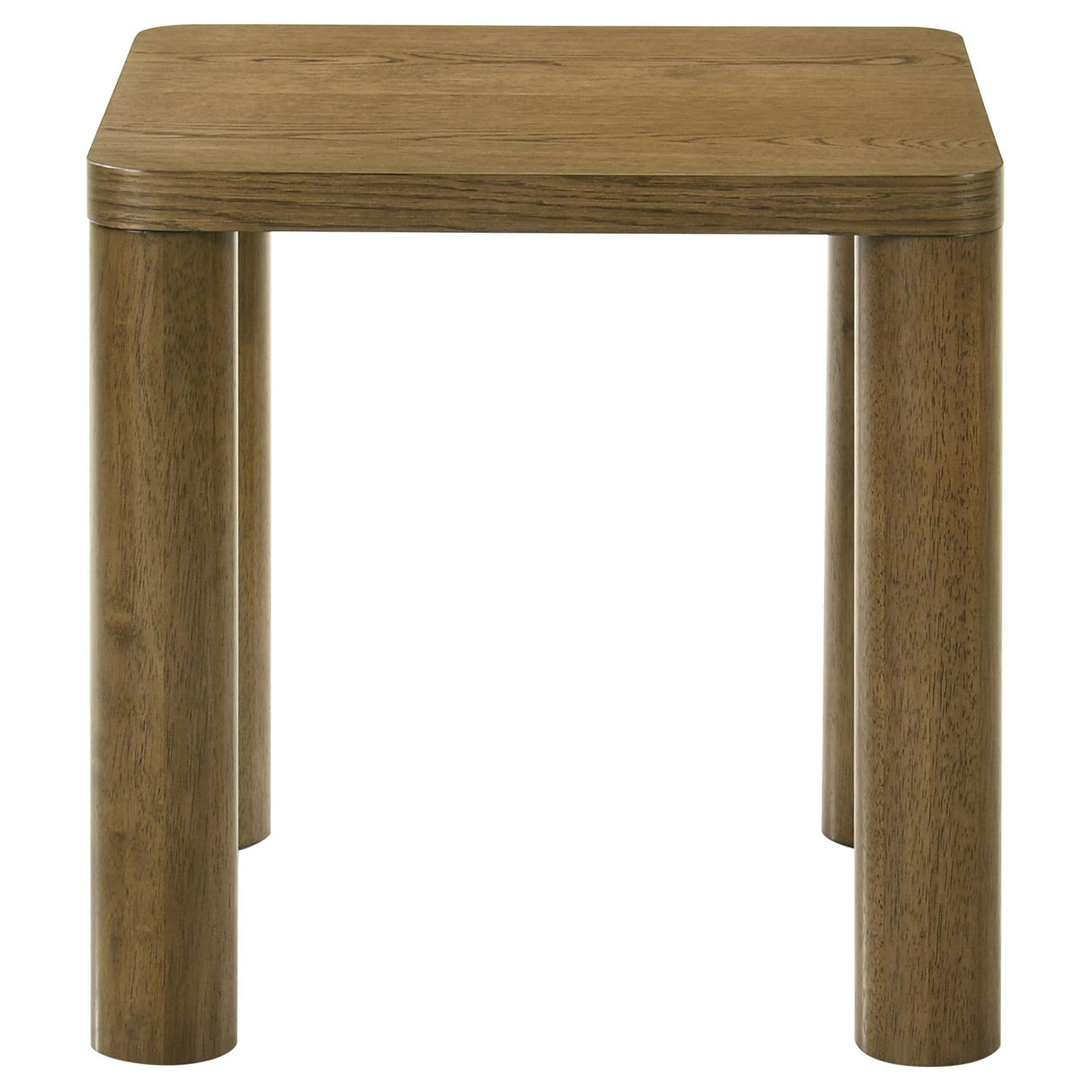 Castlewood Brown Oak Engineered Wood Accent Side End Table by Coaster at Eve Furniture