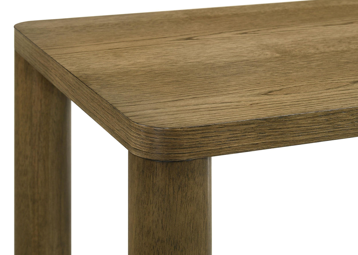 Castlewood Brown Oak Engineered Wood Accent Side End Table by Coaster at Eve Furniture