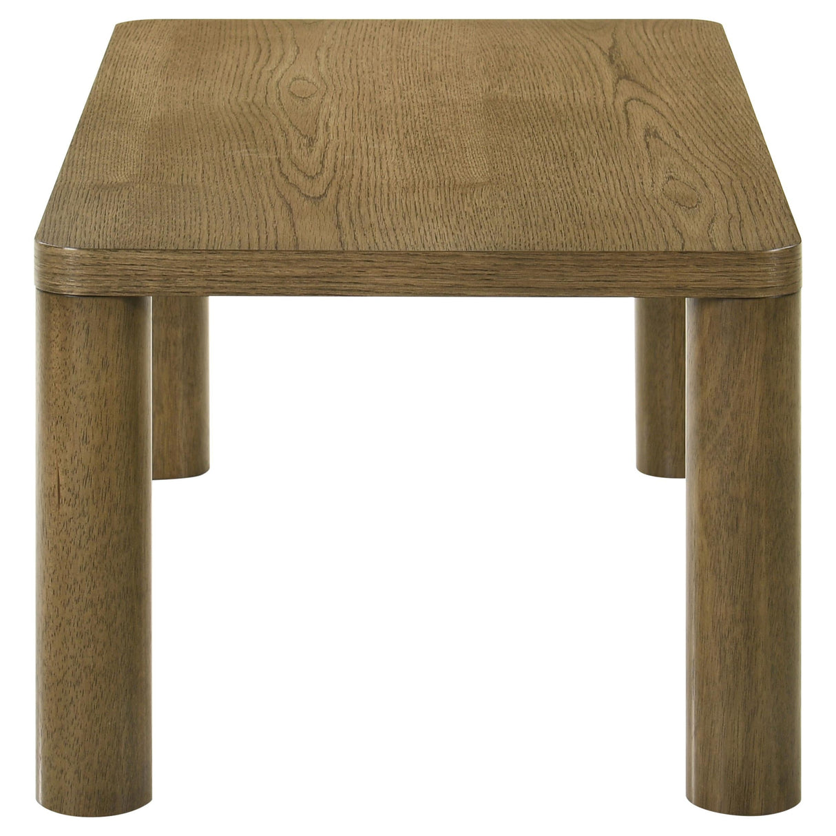Castlewood Brown Oak Engineered Wood Cocktail Coffee Table by Coaster at Eve Furniture