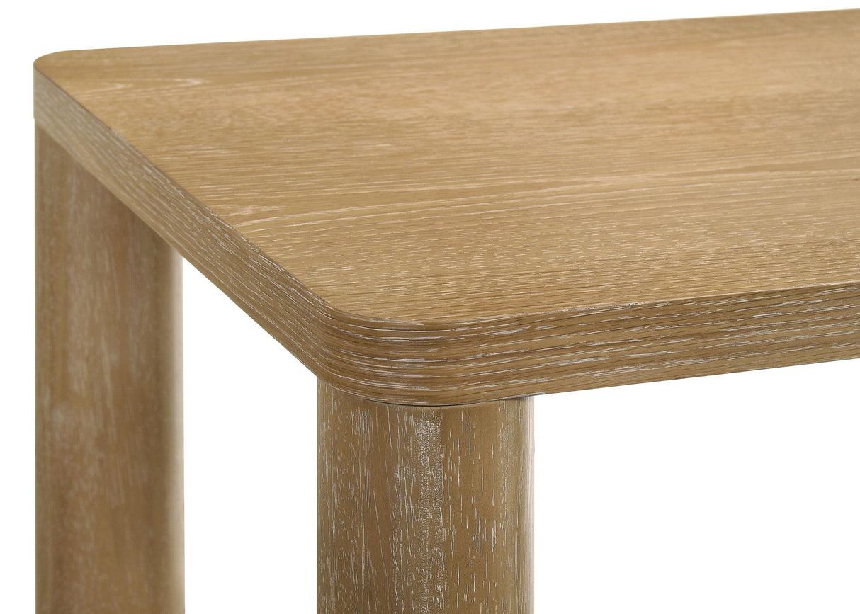 Castlewood Light Oak Engineered Wood Accent Side End Table by Coaster at Eve Furniture