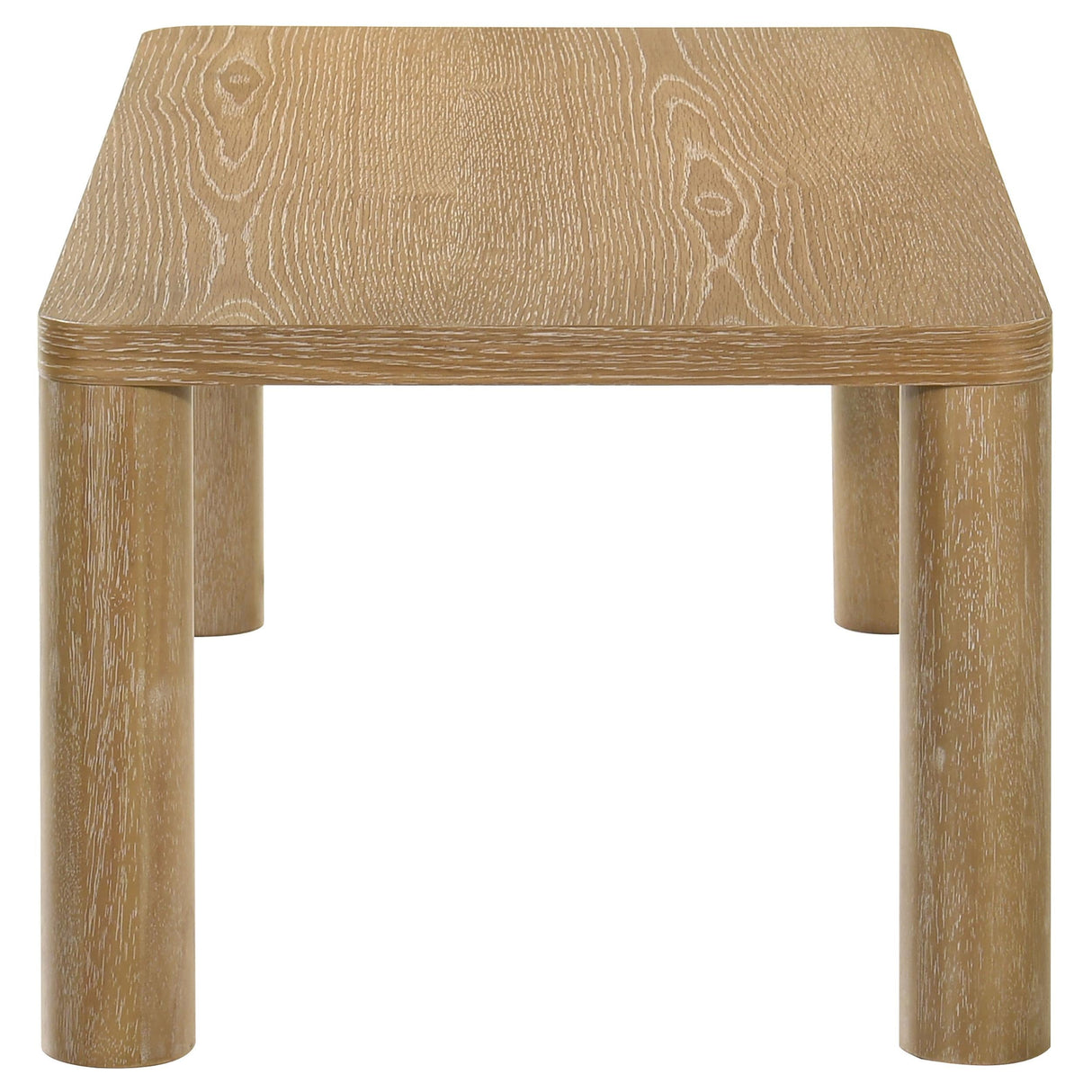Castlewood Light Oak Engineered Wood Cocktail Coffee Table by Coaster at Eve Furniture