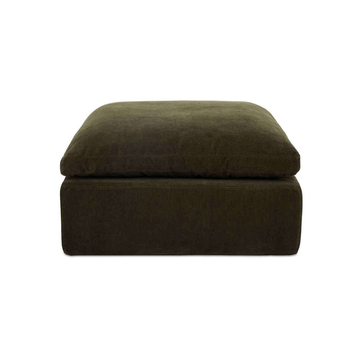 Cates Dark Green Ottoman