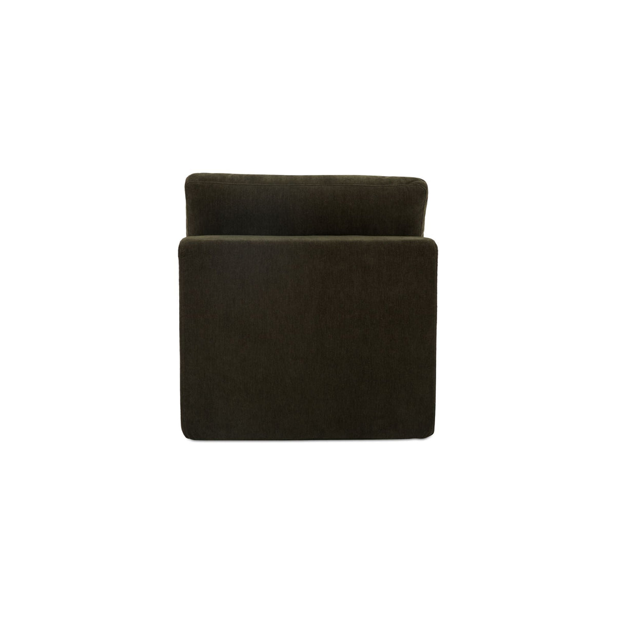 Cates Dark Green Slipper Chair by MOES at Eve Furniture