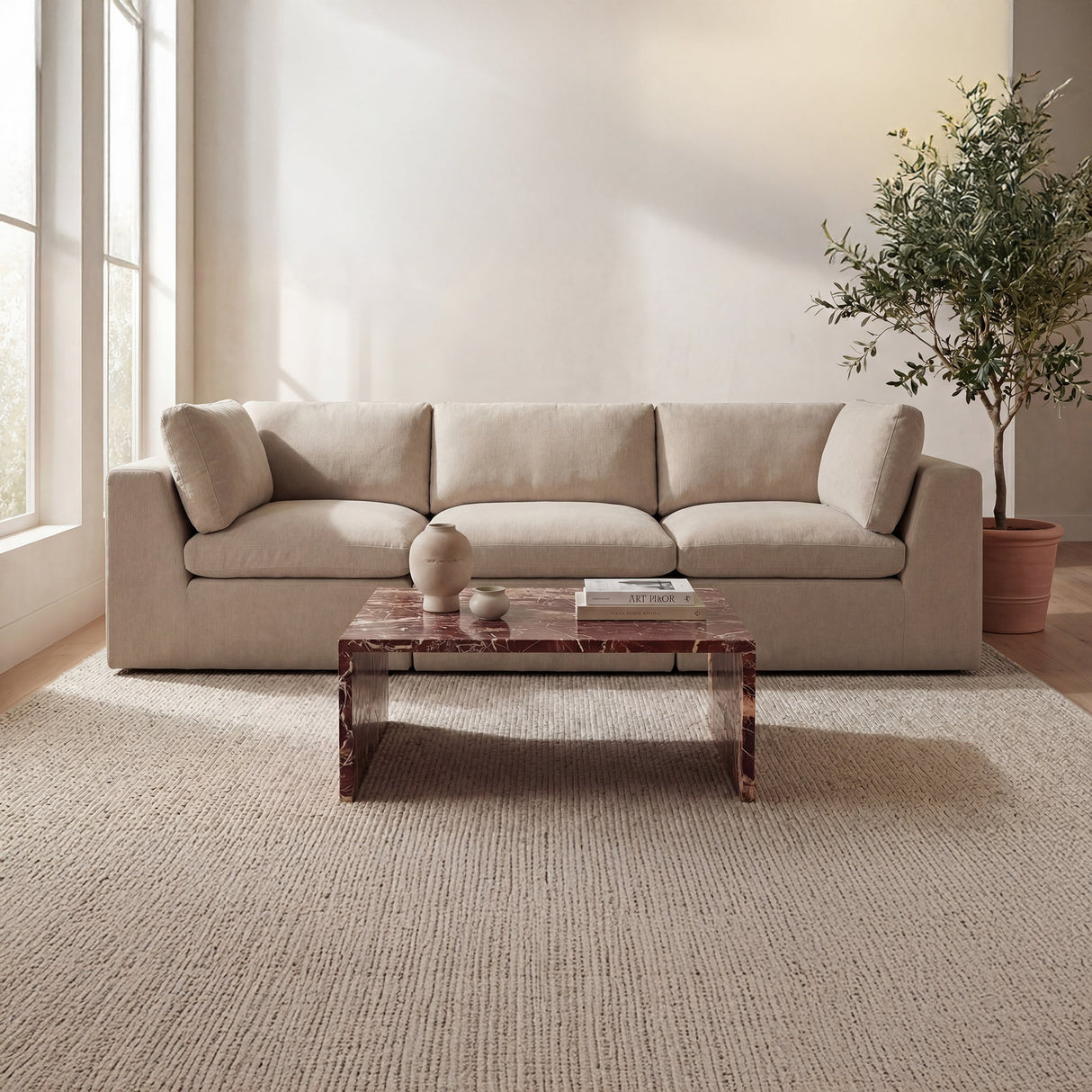 Cates Pebble Modular Sofa by MOES at Eve Furniture