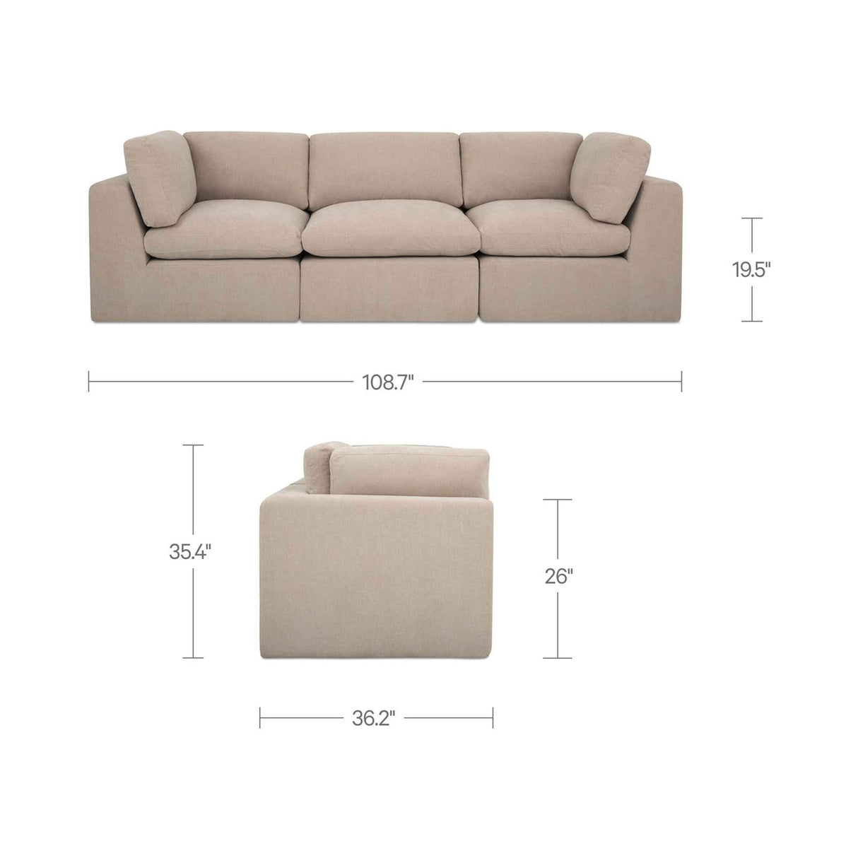 Cates Pebble Modular Sofa