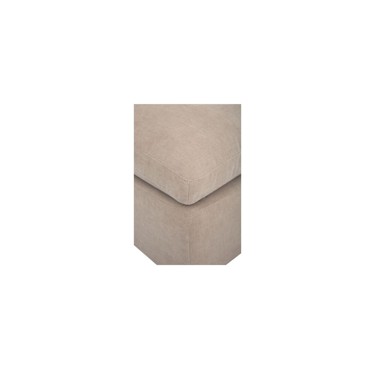 Cates Pebble Ottoman by Moe's Home at Eve Furniture