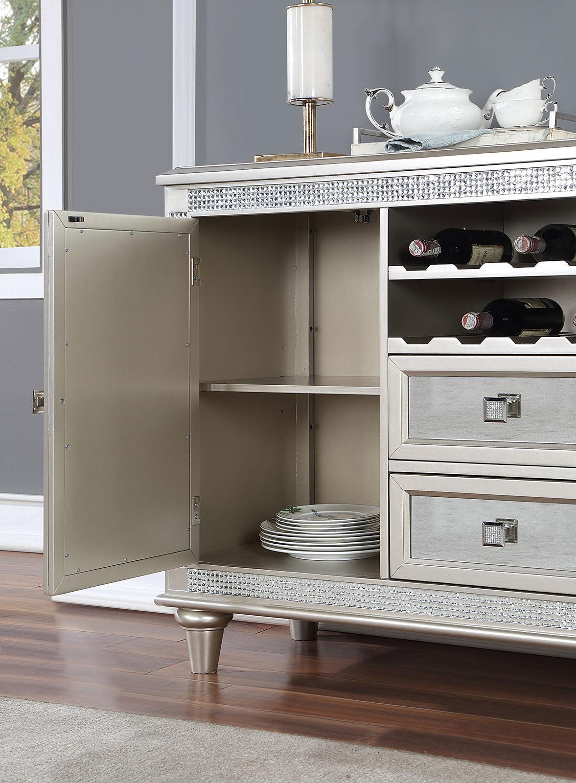 Cathalina Silver Server by Furniture of America at Eve Furniture