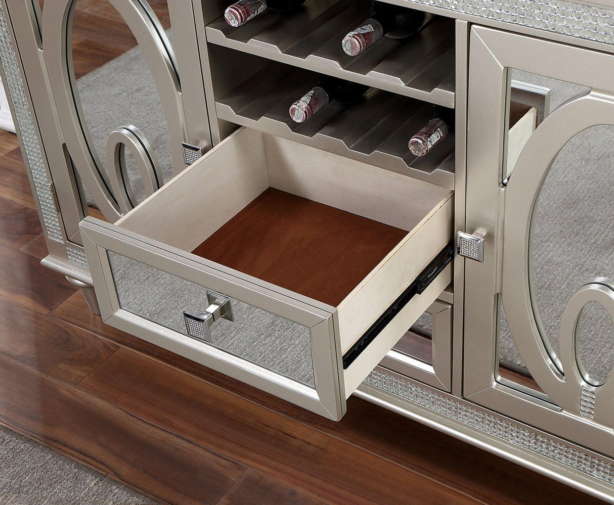 Cathalina Silver Server by Furniture of America at Eve Furniture
