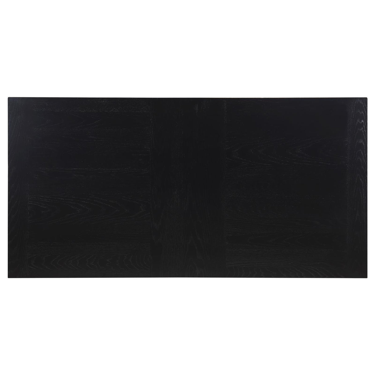 Catherine Black Rectangular Double Pedestal Dining Table by Coaster at Eve Furniture