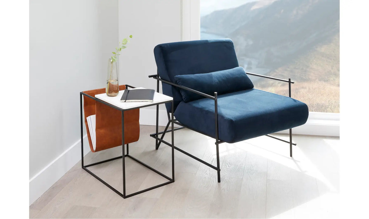 Cave Magazine Rack Brown by Moe's Home at Eve Furniture