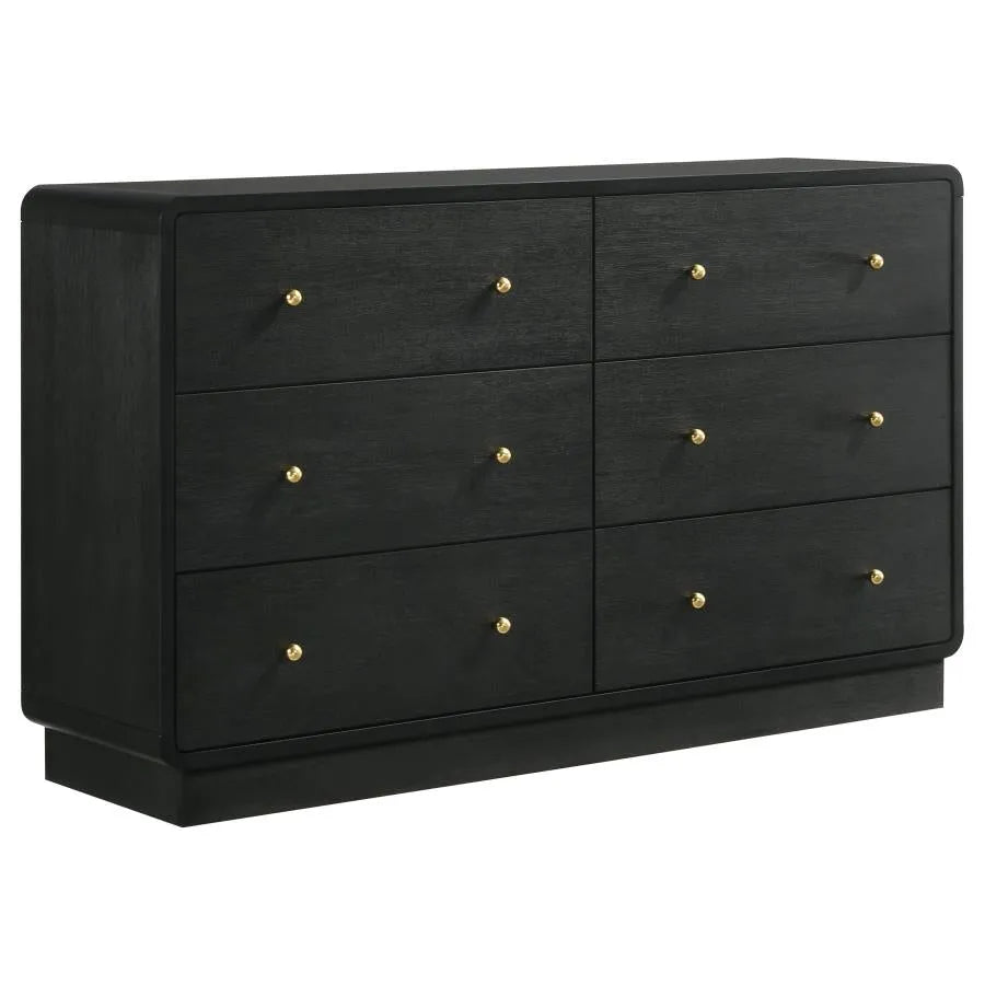 Cavelle Black 4-piece Queen Bedroom Set by Coaster at Eve Furniture