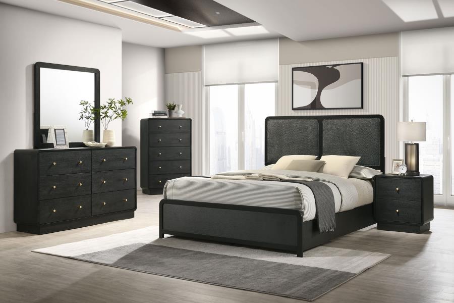 Cavelle Black 5-piece Queen Bedroom Set by Coaster at Eve Furniture