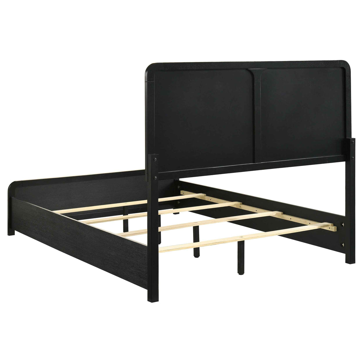 Cavelle Black 51-inch Upholstered Full Panel Bed by Coaster at Eve Furniture