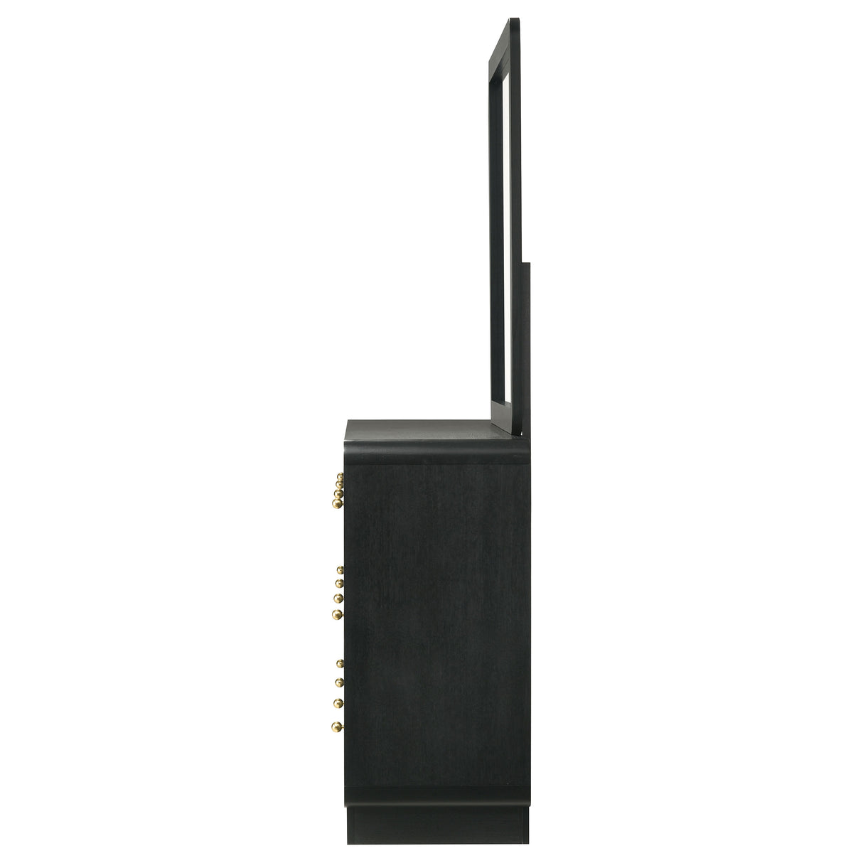 Cavelle Black 6-drawer Dresser and Mirror by Coaster at Eve Furniture
