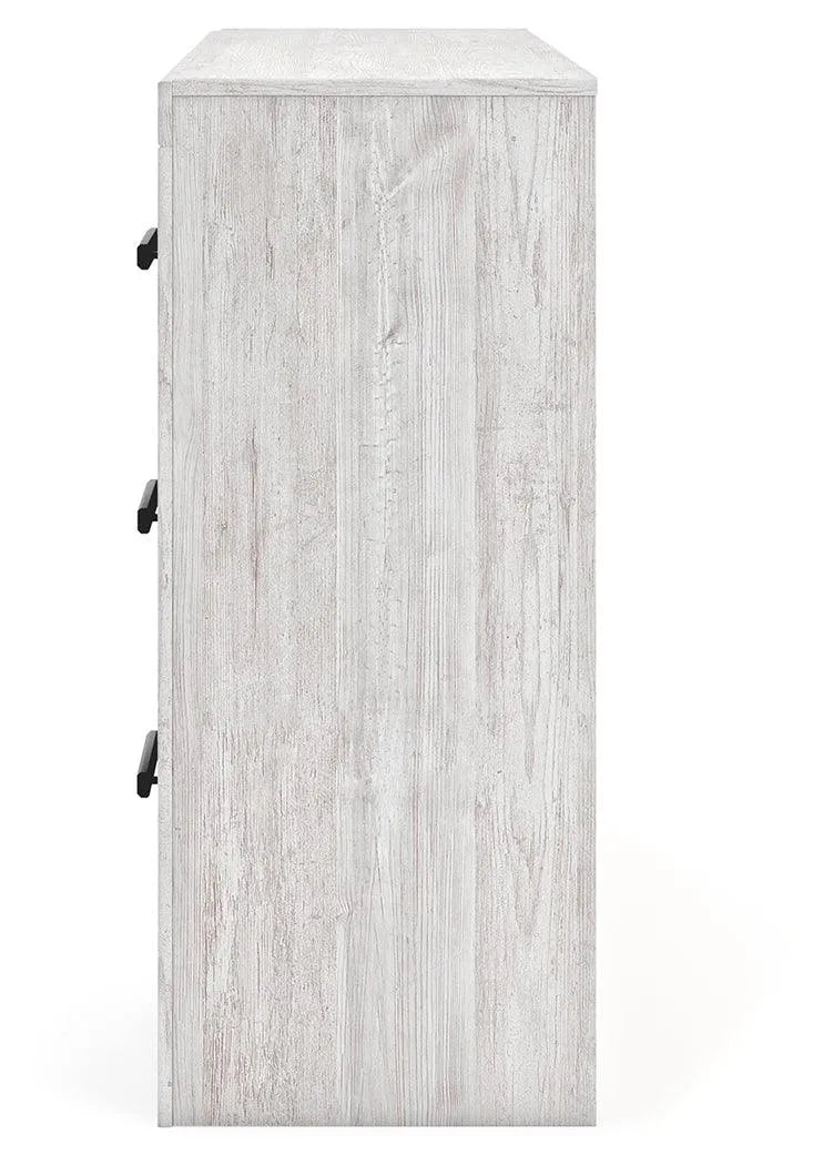Cayboni Whitewash Dresser by Ashley at Eve Furniture