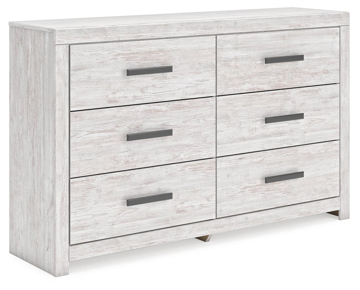 Cayboni Whitewash Dresser by Ashley at Eve Furniture