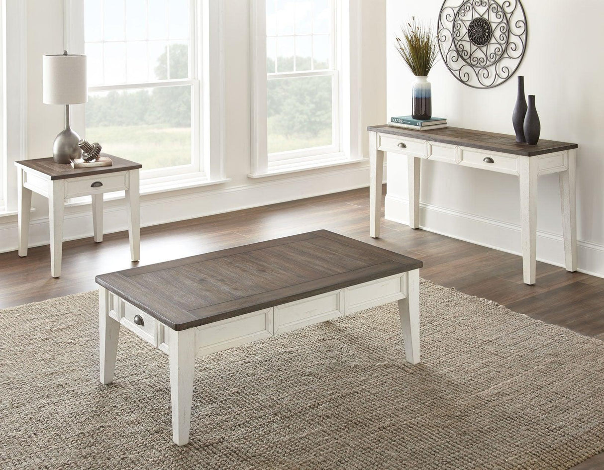 Cayla 3-Piece Set (Cocktail & 2 End Tables) by Steve Silver at Eve Furniture