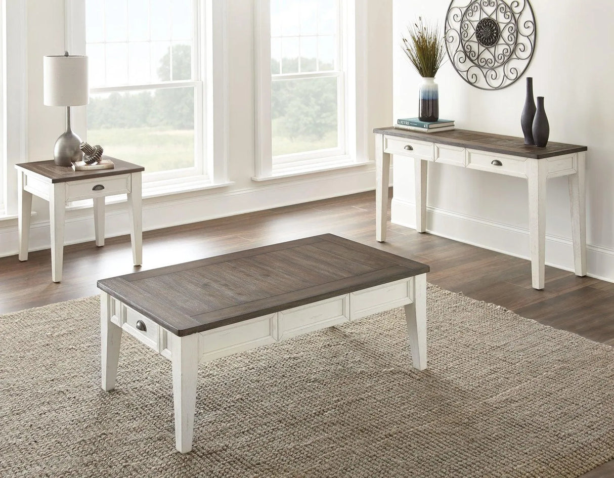 Cayla 3-Piece Set (Cocktail & 2 End Tables) by Steve Silver at Eve Furniture