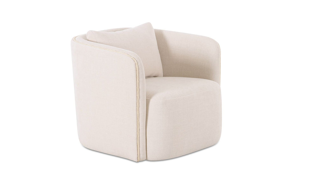 Cecil Accent Chair Warm White by Moe's Home at Eve Furniture
