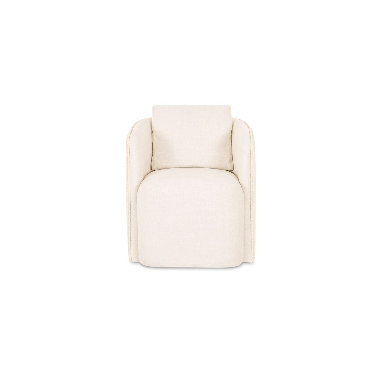 Cecil Warm White Dining Chair by Moe's Home at Eve Furniture
