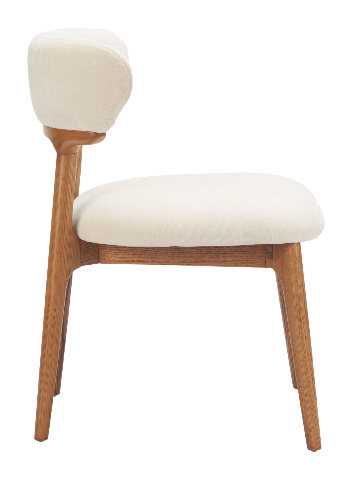 Cedar White & Walnut Dining Chair (Set of 2) by Zuomod at Eve Furniture