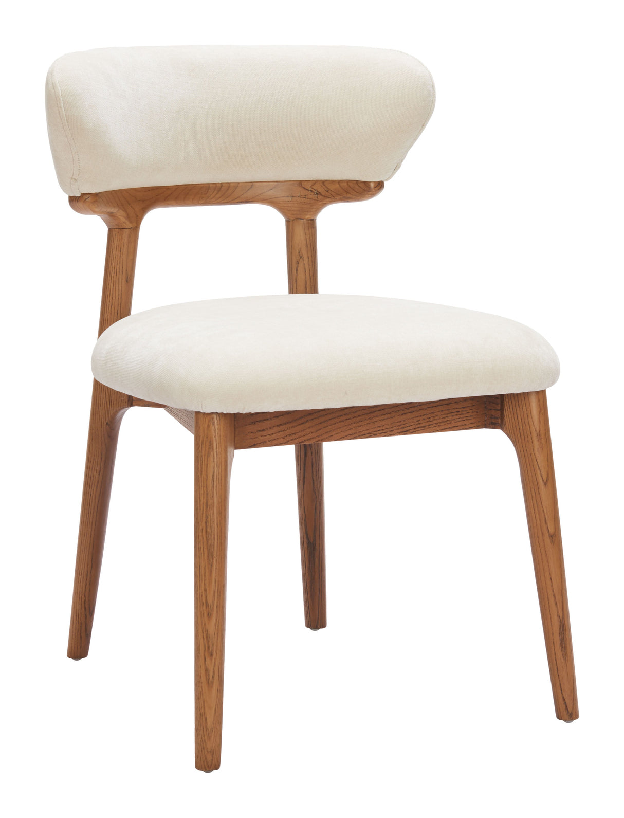 Cedar White & Walnut Dining Chair (Set of 2) by Zuomod at Eve Furniture