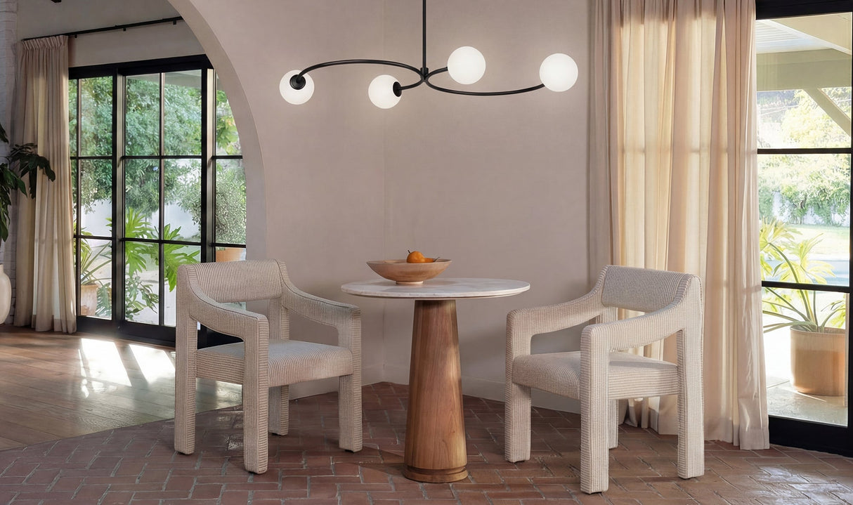 Cedric Pendant Lamp White by Moe's Home at Eve Furniture