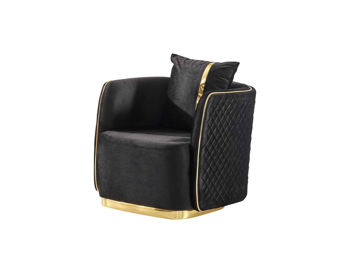Ceko Chair Cream Black by Furnia at Eve Furniture