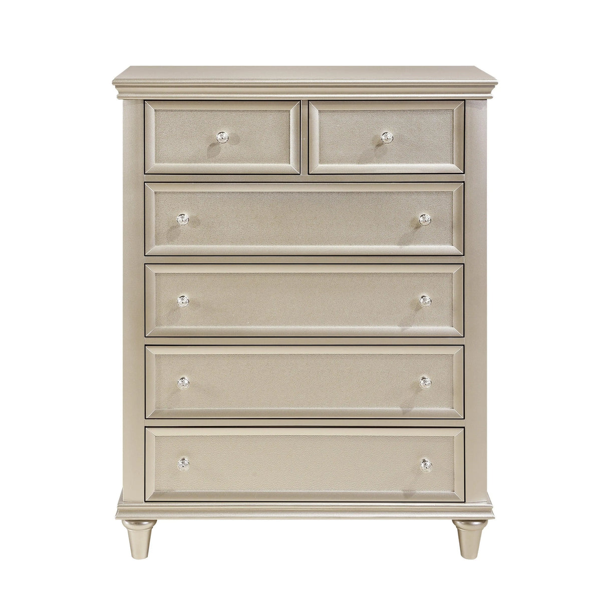 Celandine Silver Upholstered Panel Youth Bedroom Set by Homelegance at Eve Furniture