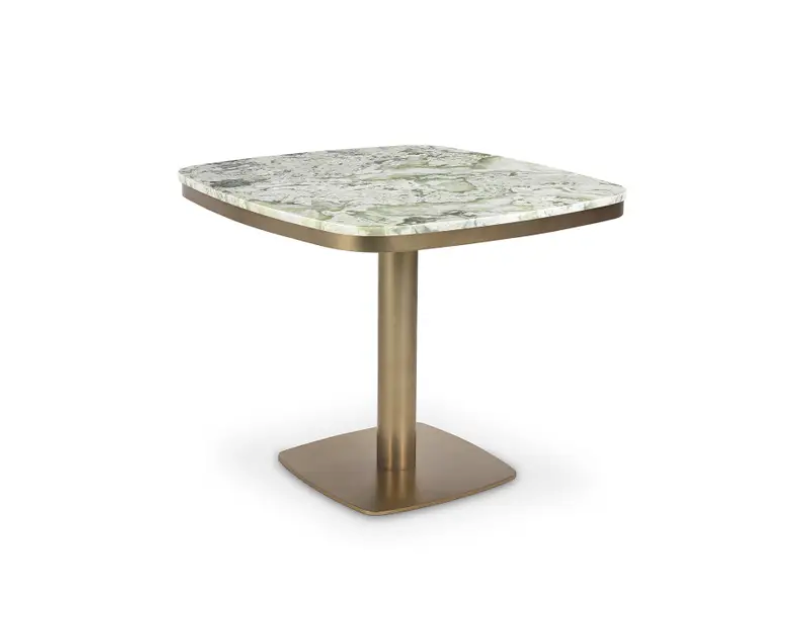 Celeste Cafe Table - Green Onyx Marble by Moe's Home at Eve Furniture
