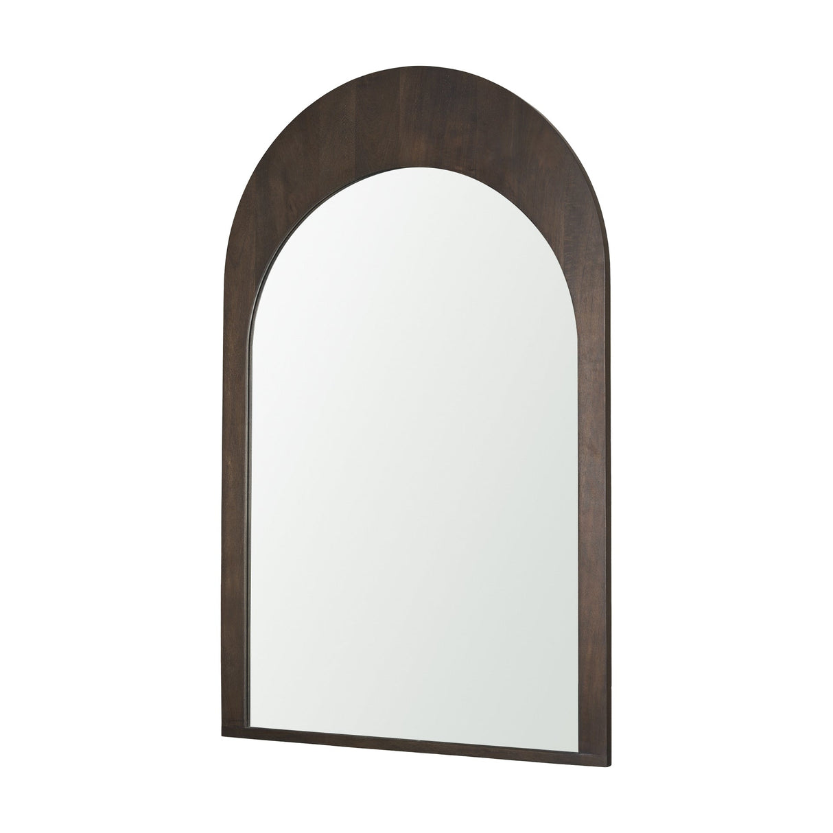 Celeste Dark Brown Medium Arched Mirror by Mercana at Eve Furniture