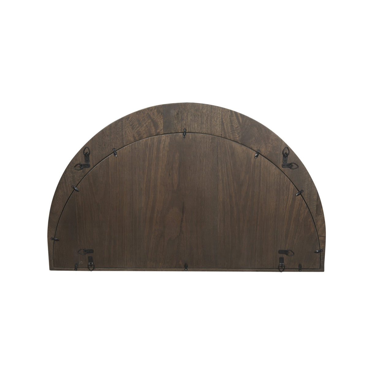 Celeste Dark Brown Wood Small Mirror by Mercana at Eve Furniture